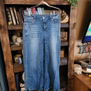 American Eagle Outfitters Denim Wide-Leg Jeans